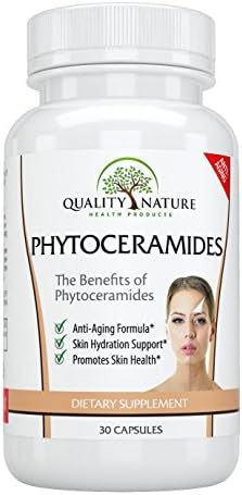 Phytoceramides 350 Mg, Plant Derived - With Vitamins A, C, D , E , Advanced Anti-aging - Skin Care Supplement - Gluten Free Offered By Quality Nature.