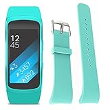 For Samsung Gear Fit 2 SM-R360, Ikevan ® Fashion Luxury Silicone Watch Replacement Band Strap For Samsung Gear Fit 2 SM-R360 (Mintgreen)
