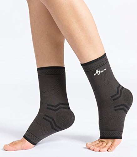 Ankle Brace Support, Foot Compression Sleeves Of Running Sports Brace For Man Woman Kids Fitness, Athletics Injury Recovery, Achilles Tendon,Arch Support, Eases Swelling,
