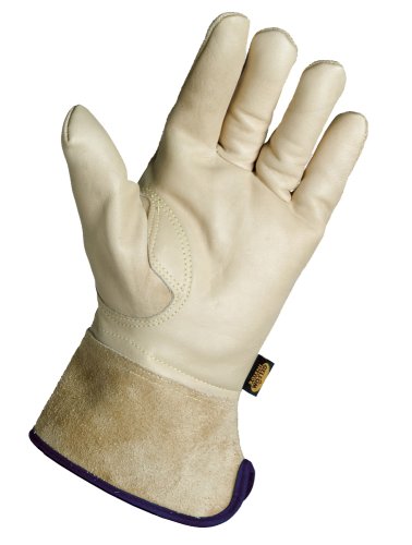 Decade 49505 Premium Glove Full-Finger Safety Cuff Full-Finger Right Hand Tan XXL