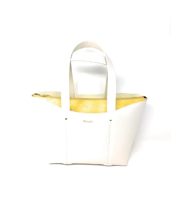 Pollini , Damen Tote-Tasche Weiß Bianco 40 * 15 * 25 cm