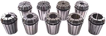 Supermotorparts 9Pcs ER32 (2-20) Spring Collet Set For CNC Milling Lathe Tool Engraving Machine