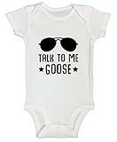 Funny Toddler T-shirt Onesie “Talk to me Goose” Newborn Shirt - Funny Threadz Kids