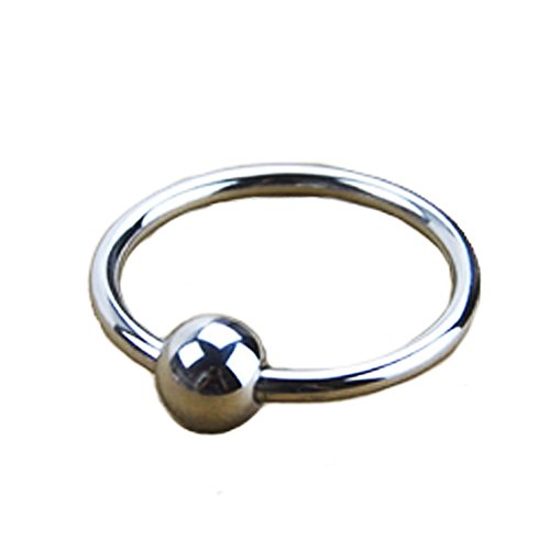 1 Solid seamless metal balls stainless steel cock ring