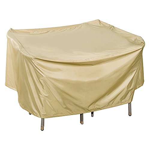 Sundale Outdoor Heavy Duty Cover for Patio Wicker Bar Set Cover with PVC Coating Waterproof, fit ...