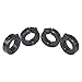 KZNANZN 4Pcs Carbon Steel Single Split Shaft Collars Bore 1 inch Out Diameter 1 3/4