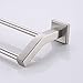 KES Towel Bar, Bathroom Shelf Double Rod 24 Inch Brushed SUS 304 Stainless Steel Wall Mount Rack Contemporary Style, A2202-2