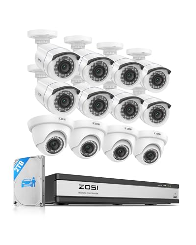ZOSI 1080p 16 Channel Security Camera System