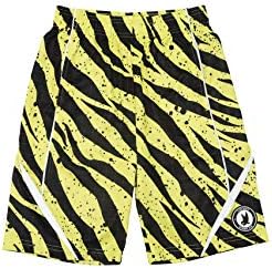 Flow Society Performance 91 Lax Mesh shorts Navy Orange Adult
