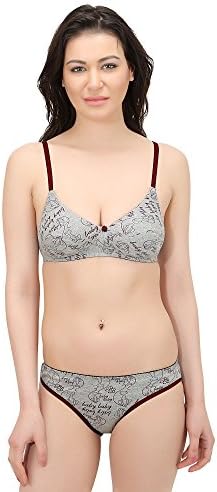 Viral Girl Women's Cotton Bra and Panty Set