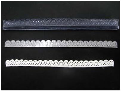RVO Scallops Hard Resin Lace Mold. 9 1/2" x 1/2"