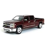 1/24th Deep Ruby Metallic 2014 Chevrolet Silverado LTZ Z71 Crew Cab Diecast Truck
