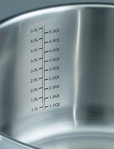 ELO Platin Stainless Steel Kitchen Induction Casserole Pot 1.5 Quart
