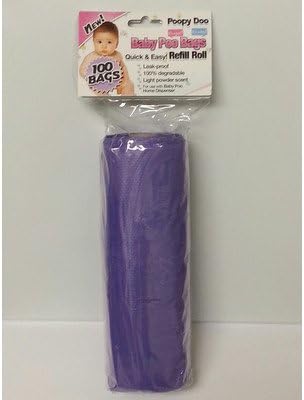 Poopy Doo Baby Poo Baby Bags- Refill 100 Count roll-L8