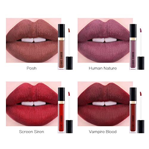 BONNIE CHOICE 8 Colors Matte Liquid Lipstick Set, Long Lasting Velvet Liquid Lipgloss Waterproof Lip Gloss Set - Thumbnail 2