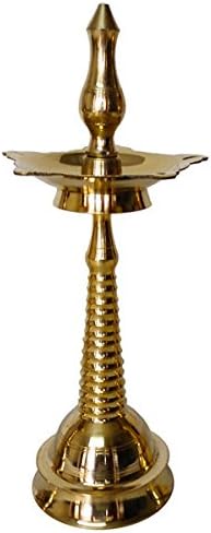 India4you Brass Lamp Five Wick Kerala Lamp