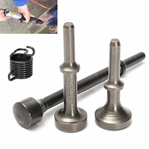 Winnerbe 3pcs Smoothing Pneumatic Air Hammer Pneumatic Bit Set With Spring