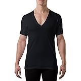 Thompson Tee With Underarm Sweat Pads Original DeepV, Black, XX-Large