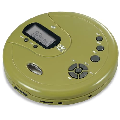GPX PC332GO Portable CD Player with Anti-Skip