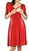 Happy Mama. Womens Maternity Nursing 2in1 Skater Dress 3/4 Sleeves. 526p