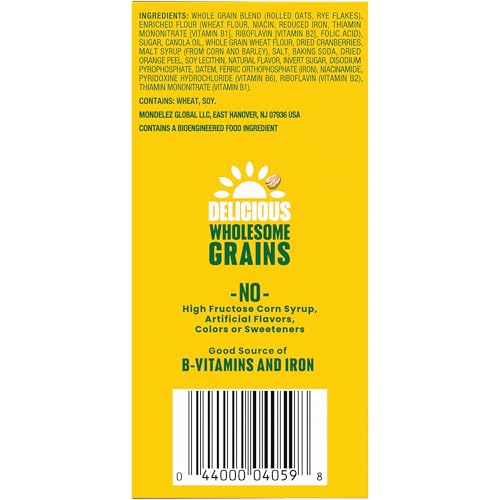 BELVITA CRANBERRY ORANGE BREAKFAST BISCUITS,(5 BISCUITS PER PACK)(PACK OF 5)