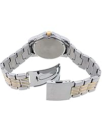 Seiko De los hombres Solar Dos tonos Carbón vegetal Dial Calendario Reloj