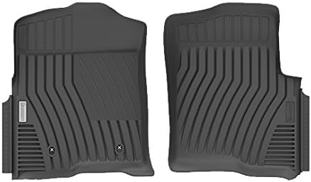 MICHELIN EdgeLiner Custom Fit Front Floor Mats/Liners (2015-2018 Ford F150), Regular, Super, Super Crew Cab, Black