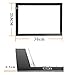 Tracing Light Box, M.Way Adjustable Brightness A4 Size Copy Board 9x13 Inch Ultra Thin 5mm LED Light Table For Artists, Drawing, Sketching, Animation