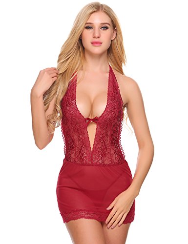 Avidlove-Women-Sexy-Deep-V-Halter-Lingerie-Teddy-Lace-Bodysuit-Tight-Hollow-Out-Bodydoll-Dress-Nightwear