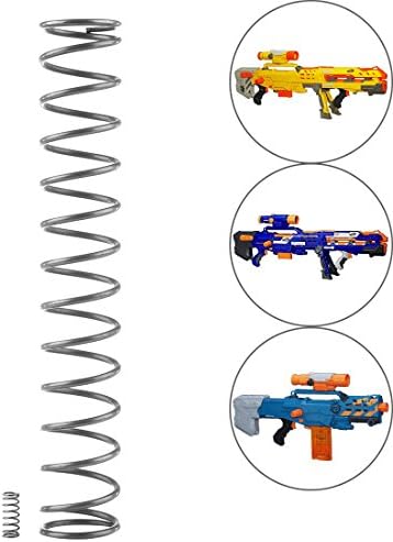 Spring Upgrade, PeleusTech NFstrike 13KG Modified Steel Spring for Nerf Zombie Strike ZED Squad Longshot CS-12 Blaster and Nerf N-Strike Longshot CS-6