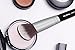 BS-MALL Makeup Brushes Premium 14 Pcs Synthetic Foundation Powder Concealers Eye Shadows Silver Black Makeup Brush Sets(Silver Black)