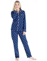 PajamaMania Women's Sleepwear Flannel Long Sleeve Pyjamas PJ Set