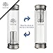 UEndure 14oz Glass Tea Infuser Travel Bottle + Strainer for Loose Leaf Tea
