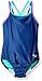 Speedo Girl's Swimsuit One Piece Solid Cross Back Multi Straps - Manufacturer Discontinued