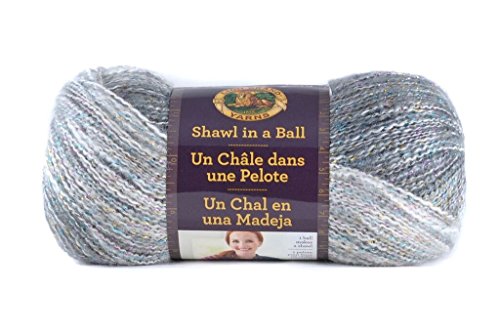 Lion brand yarn 828-300 shawl in a ball, om opal