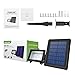 Poweradd 30 LED Brighter Solar Light IP65 Wired Waterproof Solar Powered Flood Landscape Lamp with 16ft Ultra Long Cord, Dusk to Dawn Auto ON/OFF for Wall, Roof, Path, Road, Garden, Yard, Patio