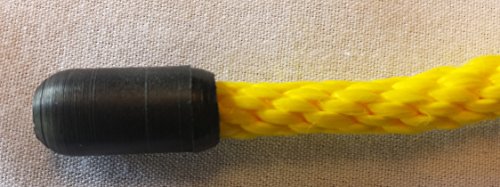 E-Z-TY Rope Ends 3/8" BLACK