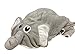 Baby Toddler Towels with Elephant Hood for Kids - Large Soft Gray Organic Bamboo Babies Blanket with Washcloths
