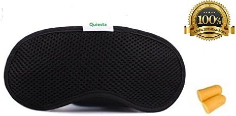 Sleep Mask &amp; Ear Plugs: Best Sleeping Aid For Travel, Men or Women. Natural Bamboo Charcoal Infused Sleep Mask, Repair Eye Wrinkles &amp; Reduce Puffy Eyes Like Facial Mask or Eye Pillow for Yoga
