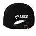 BeiGangStyle Unisex Hat Letter Chance 3 Cap Summer Fashion Cap Chance The Rapper Baseball Cap Chance Baseball Cap Black