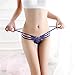 Thongs, G-string,Sexy Panties for Women, Tesman Women Sexy Lace Underpants Butterfly Briefs Knickers G-string Thongs (#02 Blue)