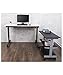 Stand Up Desk Store 3-Shelf Rolling Bookcase and Organizer on Wheels