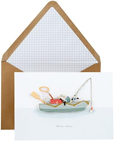 HallmarkSignature Father's Day Card for Dad (Fishing Boat) (699FFW1003)