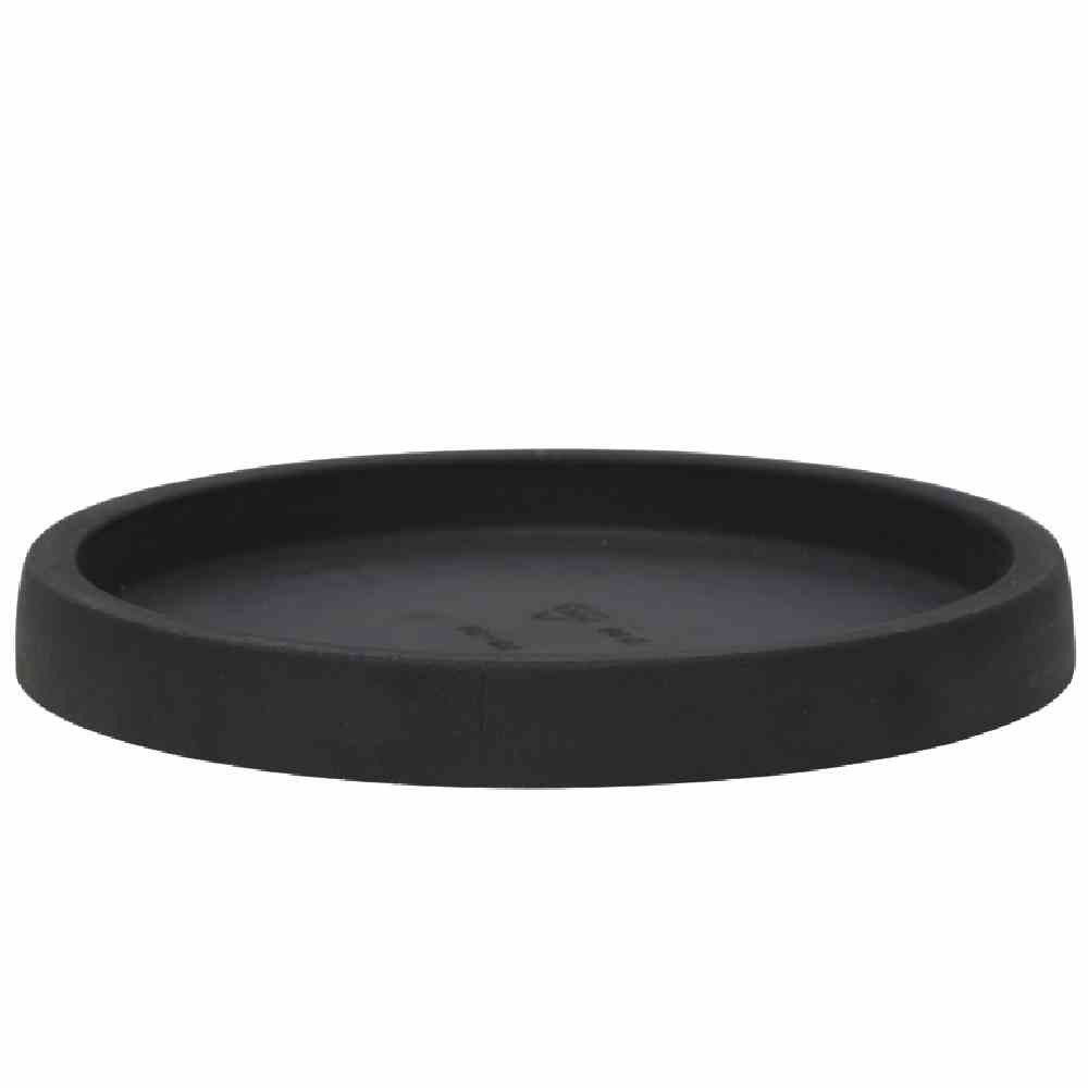 Scheurich Floralo Terni Frost Round Coasters Black/Granite, 30 cm