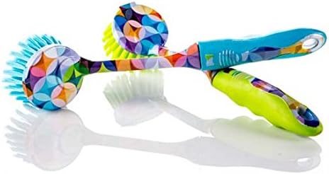 Evviva: Set of 2 Decorated Dishbrushes [ Italian Import ]