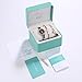 Xinge Women's Dress Bracelet Watch and Bangle Set Rose Gold Black Band D3866L