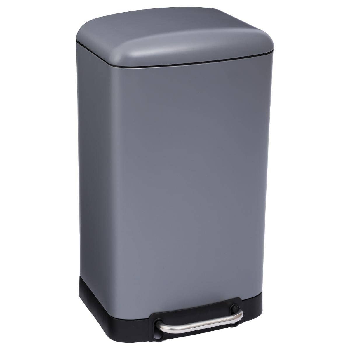 30L matte finish metal bin - Soft close - Wide pedal - Colour BEIGE