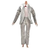 Crqes 1 Set Prince Doll Suit Clothes for Barbie Ken Dolls
