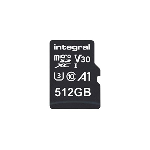 Integral 512GB Micro SD Karte 4K Video Premium High Speed Speicherkarte SDXC bis zu 100MB/s Lesegeschwindigkeit und 50MB… – Bild 3
