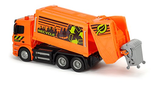Dickie Toys 201119084 - RC Antos Garbage Truck, Ferngesteuertes Müllauto von Mercedes Benz, 40cm – Bild 4